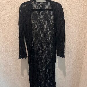 Forever 21 Black Lace cardigan